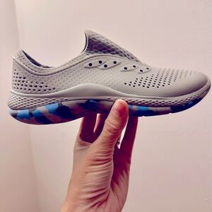 Crocs Literide 360 Pacer Womens size 6 Gym Gray Workout Fitness Sneakers